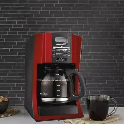 Mr. Coffee BVMC-SJX36GT 12-Cup Programmable Coffee Maker - Red • $30.57