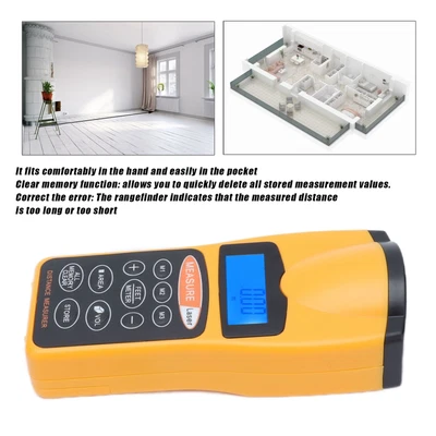£15.94 • Buy Distance Measure Meter Handheld Ultrasonic Meter Range Finder Distance UK