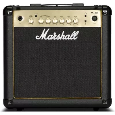 £110 • Buy Marshall MG15-GR Guitar Amp -  Gold Series Amplifier With Reverb