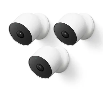 Google Nest Cam Wireless Camera (Outdoor Or Indoor Battery GA02077-AU - 3 P... • $688.99