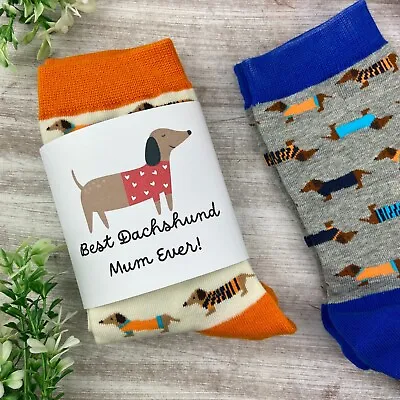 Dachshund Socks - Best Dachshund Mum Birthday Gift For Her Sausage Dog Gift • £2.99