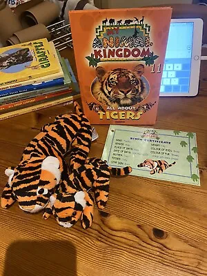 My Animal Kingdom | All About Tigers | 2 Toys Hardback Book Certificate Inc. • £10