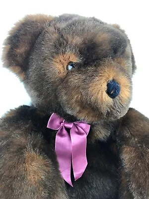 Vintage MJC International Floppy Plush Teddy Bear Laying On Belly 28” • $19.99