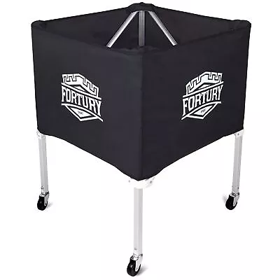 Portable Volleyball Cart On Wheels Ball Cart Collapsible Volleyball Ball Cart... • $136.81