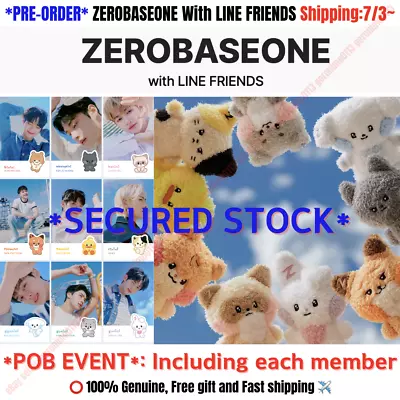 [final] Zb1 Zerobaseone X Line Friends Zeroni Minini Doll+exclusive Pc+gift • $34