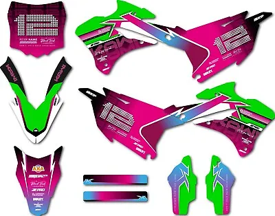 Custom Graphics Full Kit For Kawasaki KX 85 2022 - 2024 Dreams Style Stickers • $249.90