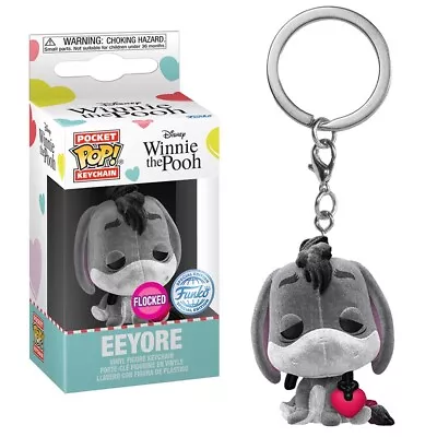 £8.95 • Buy Funko POP! Keychain Disney Eeyore (Flocked) Winnie The Pooh Vinyl Keyring New