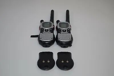 Pair Of Motorola MJ270R 22-Channel 27-Mile GMRS Two-Way Radios • $33.95