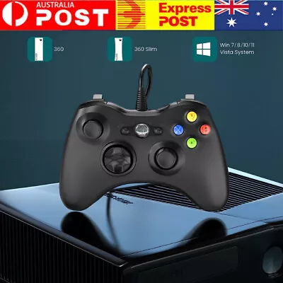 Wired PC Controller For Xbox 360 Game Controller For Steam PC Xbox 360 Slim • $17.99