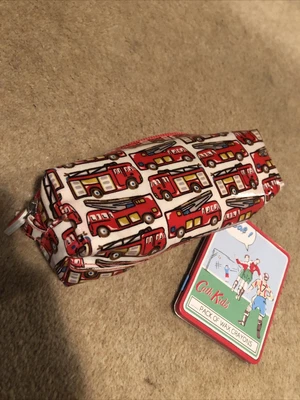 £2.49 • Buy Cath Kidston Fire Engine Pencil Case Stationery Football Wax Crayon Tin Goal