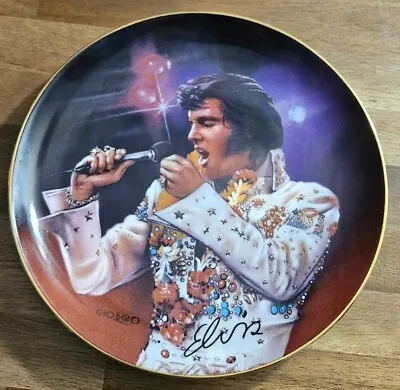 Elvis Presley Collector's Plate  The King  Remembering  By Bradford Exchange W2 • $12.99