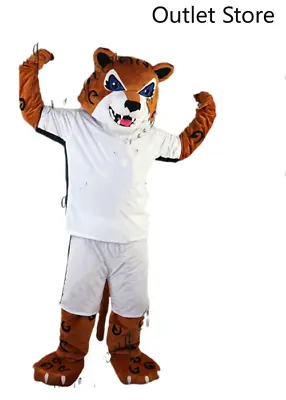 Halloween Wild Cat Mascot Costume Cosplay Party Carnival Outifit Xmas Fursuit • $741.55