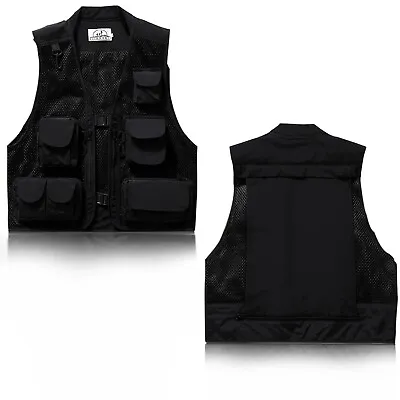 Vest For Men With Multi-Pockets For Hunting Fishing Hiking Photography • $10