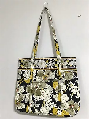 Vera Bradley Tote Dogwood Quilted Bag Multicolor Floral Shopping Travel Beachy • $14.89