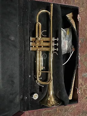 Vintage Trumpet With Case And Mouthpiece Dents And Dings Working Condition • $77.52