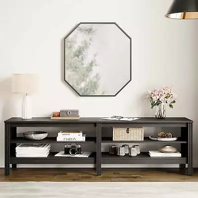 TV Stand For 75 Inch TV Entertainment Center  Wood Modern TV Console Storage • $109.85