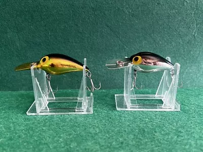 Vintage Storm Wiggle Wart Fishing Lures Gold & Black And Silver & Black Chrome • $9.99