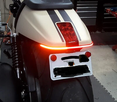 $164.99 • Buy Chrome Glow V-Rod LED Fender Eliminator Kit 12-up Smoke Lens 4703-88S
