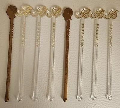 Lot Of 8 Las Vegas Bellagio And Caesars Palace Cocktail Drink Stirrers • $6.99