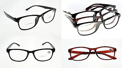 Bifocal Reading Glasses Clear Lens GREAT VALUE  Mens Womans 3 Colours  TN37 • £3.18