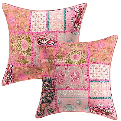 Art Decor Handmade Floor Cushion Vintage Bohemian Hippie Gypsy Pillow Meditation • $16.76