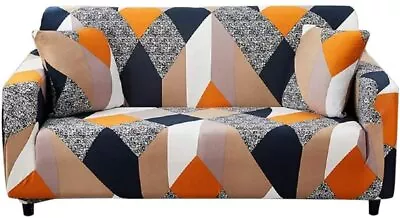$15.99 • Buy 2/3 Seater Stretch Printed Sofa Covers Couch Protector Spandex Slipcover US