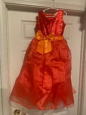 NWOT Chasing Fireflies Sesame Street Elmo Ball Gown & Shrug Costume Child Size 6 • $39.99