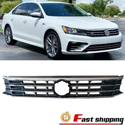 For 2016-2019 VW 561853651HOQE Volkswagen Passat Chrome Grille Grill Replacement • $81.99