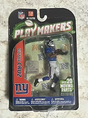 2012 NY Giants McFarlane Toys NFL Playmakers Victor Cruz 4” Figure Poseable • $30