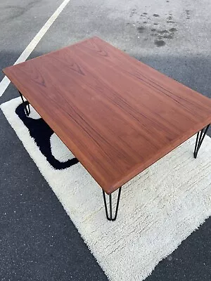 Beautiful Mid Century Modern Large Danish Teak Coffee Table • $450