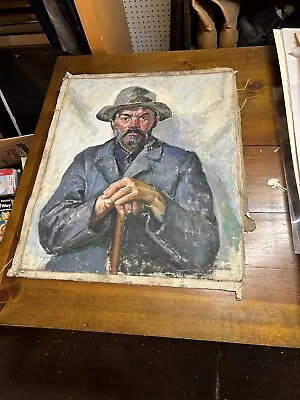 Pa Artist Joseph Michael Plavcan Impressionist Portrait Oil Painting On Canvas • $260