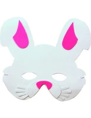 Easter Bunny Rabbit Foam Masks For Kids Fun Festive Pre Filled Party Child Face • £2.99