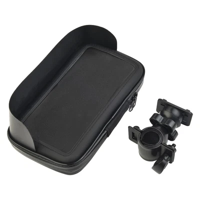 £17.95 • Buy For 6.5 GPS Sat NAV Motorcycle Handlebar Mount Holder With Waterproof-Case