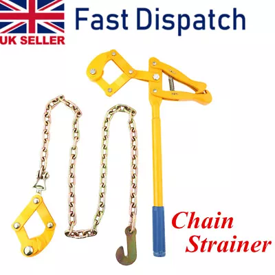 £24.99 • Buy Heavy Duty Chain Strainer Monkey Cattle Wire Fence Puller Stretcher Tensioner