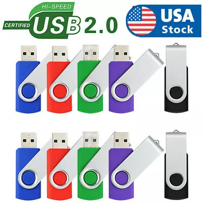 Music Photo Data Storage 32GB USB2.0 Memory Stick Flash Drives Swivel Pen Drive • $16.19