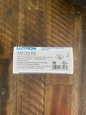 LUTRON LRF2-OCR2B-P-WH Wireless Ceiling Motion Sensor NEW • $56