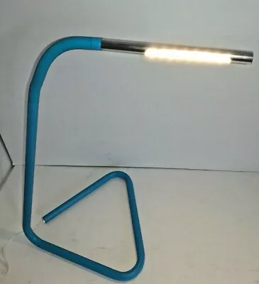 IKEA Harte Modern LED Desk Lamp 14 Inches Blue Nice Shape Works Great • £20