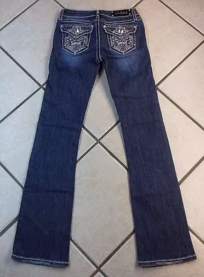 La Idol  Boot Cut  E.u.c. Girls Denim Blue Jeans. Size 14 Inseam 31 • $44.99