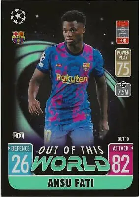 2021-22 UEFA Match Attax Extra OUT OF THIS WORLD Foil YOU PICK Complete Your Set • $0.99