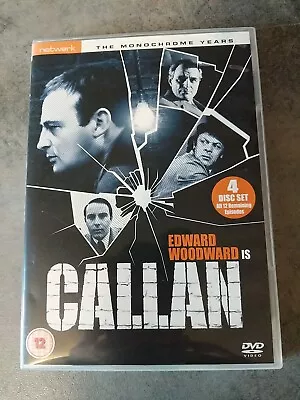 Callan - The Monochrome Years Dvd Network  Edward Woodward Rare 4 Disc Set • £15.99