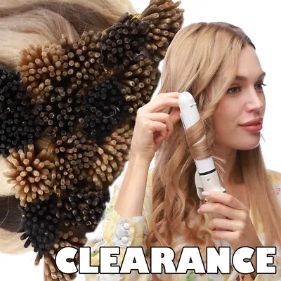 CLEARANCE Stick I-Tip 1G Pre Bonded Thick 100% Remy Human Hair Extensions AAAAAA • $99.30