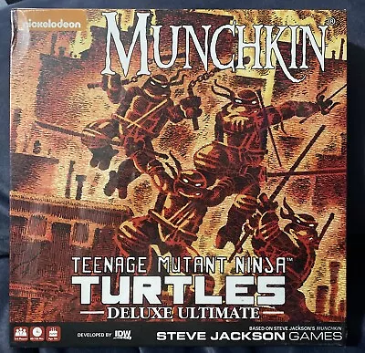 NEW Munchkin Teenage Mutant Ninja Turtles TMNT Deluxe Ultimate Board Game Sealed • $59.96