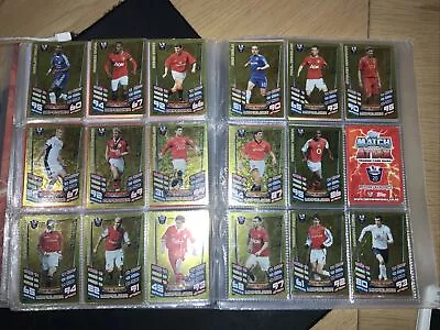 RARE***MATCH ATTAX  2012/2013  Almost Complete Set- 481 Cards 35 Legends • £75