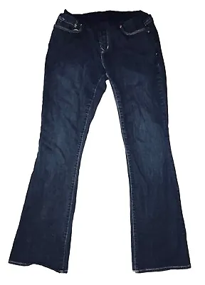 GAP 1969 Sexy Boot Pull On Stretch Maternity Jeans Pants 26/2 Pockets • $15