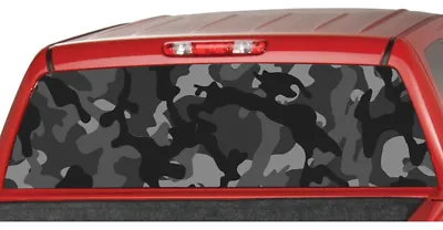 $47.20 • Buy URBAN CAMO BLACK Rear Truck Window Graphic Decal Tint Suv Ute Camouflage Pickup