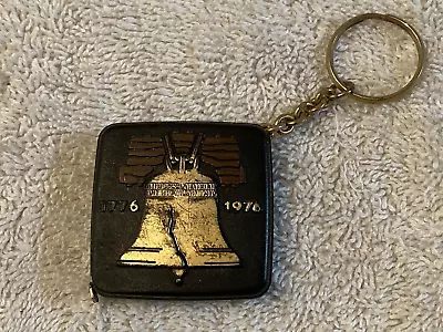 Vintage Advertising Tape Measure Key Chain 1776-1976 Bicentennial Stanley. • $9.99