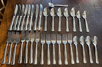 Lot Of 33 Pieces INTERNATIONAL 18/10 Stainless Steel Flatware MADISON Pattern • $32.99