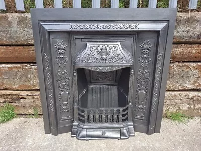 £450 • Buy Cast Iron Fireplace  Fire Surround  Insert  Victorian  Style