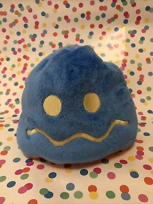 Pac-Man Reversible Ghost Plush Namco Blue Orange Large Pacman • £10