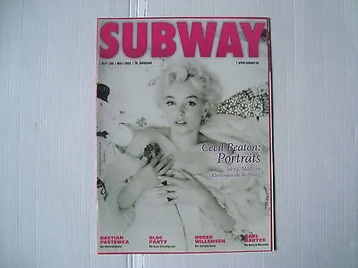 MARILYN MONROE Gorgeous SUBWAY Cecil Beaton Cover Magazine  • $24.99